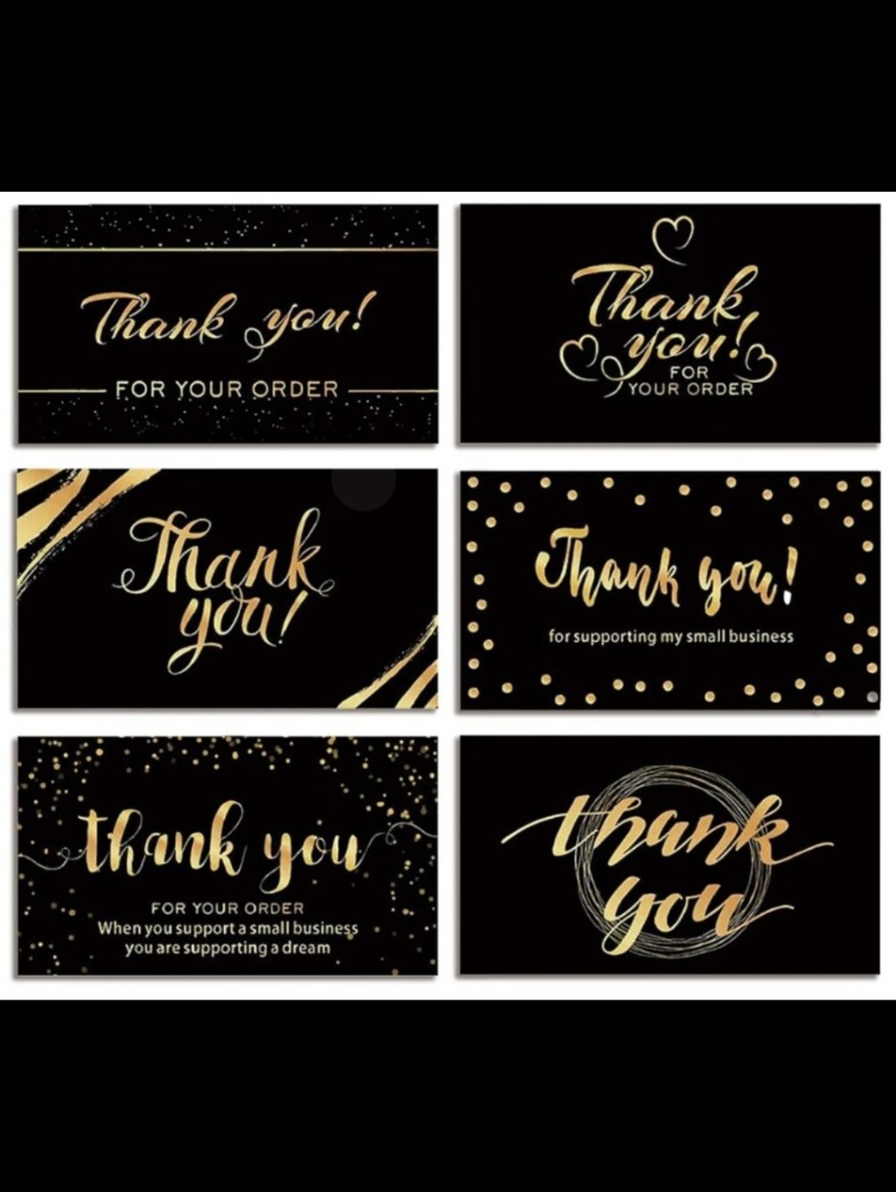 100ct THANK YOU CARDS, ASSORTMENT